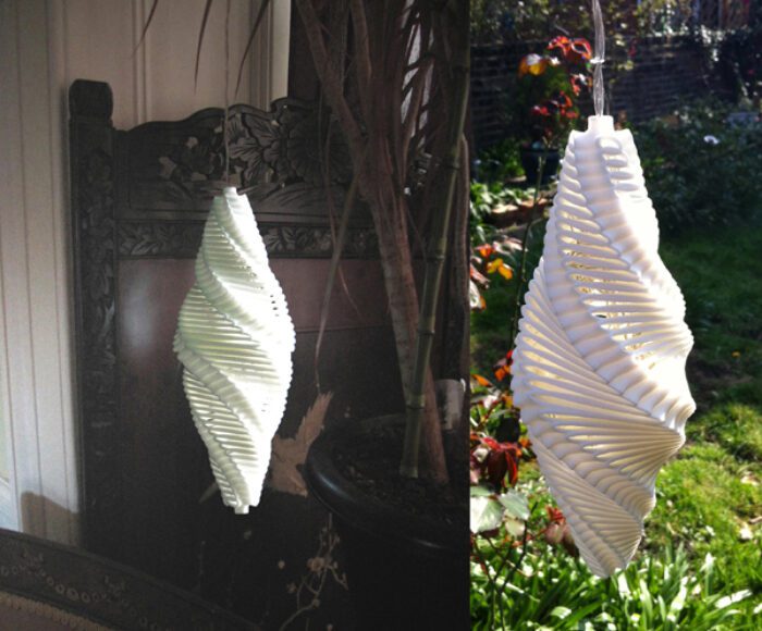 3d Printed Air Turbine Light