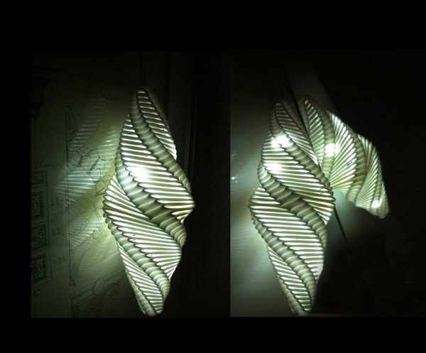3d Printed Air Turbine Light