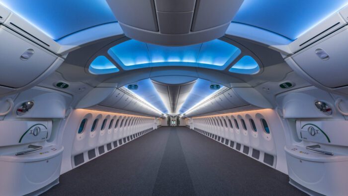 Boeing interior spaces