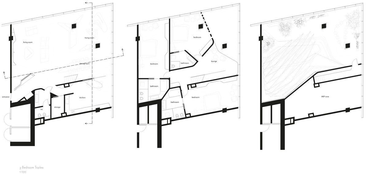 OPUS Office Towers interiors