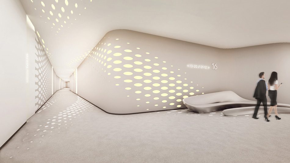 OPUS Office Towers interiors