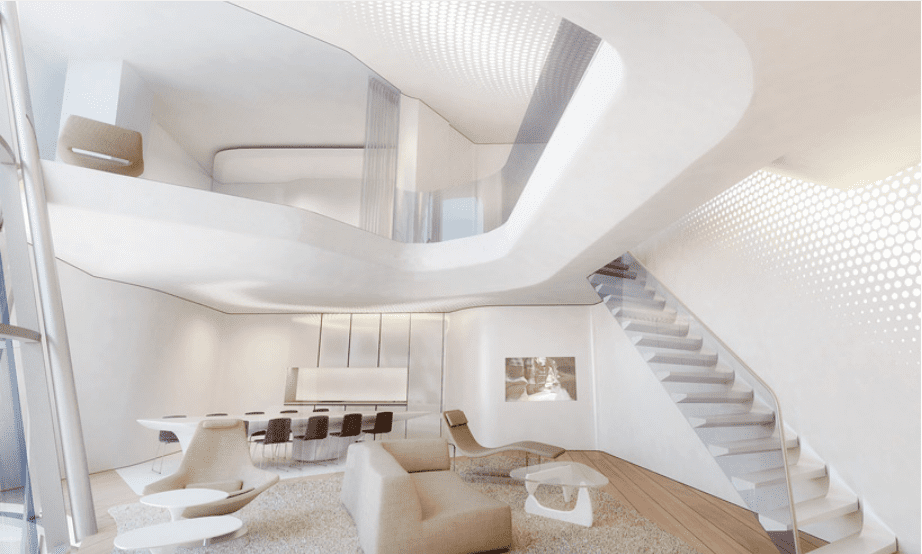 OPUS Office Towers interiors