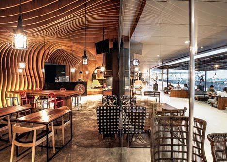 6 Degrees Cafe in Indonesia by OOZN Design dezeen 7