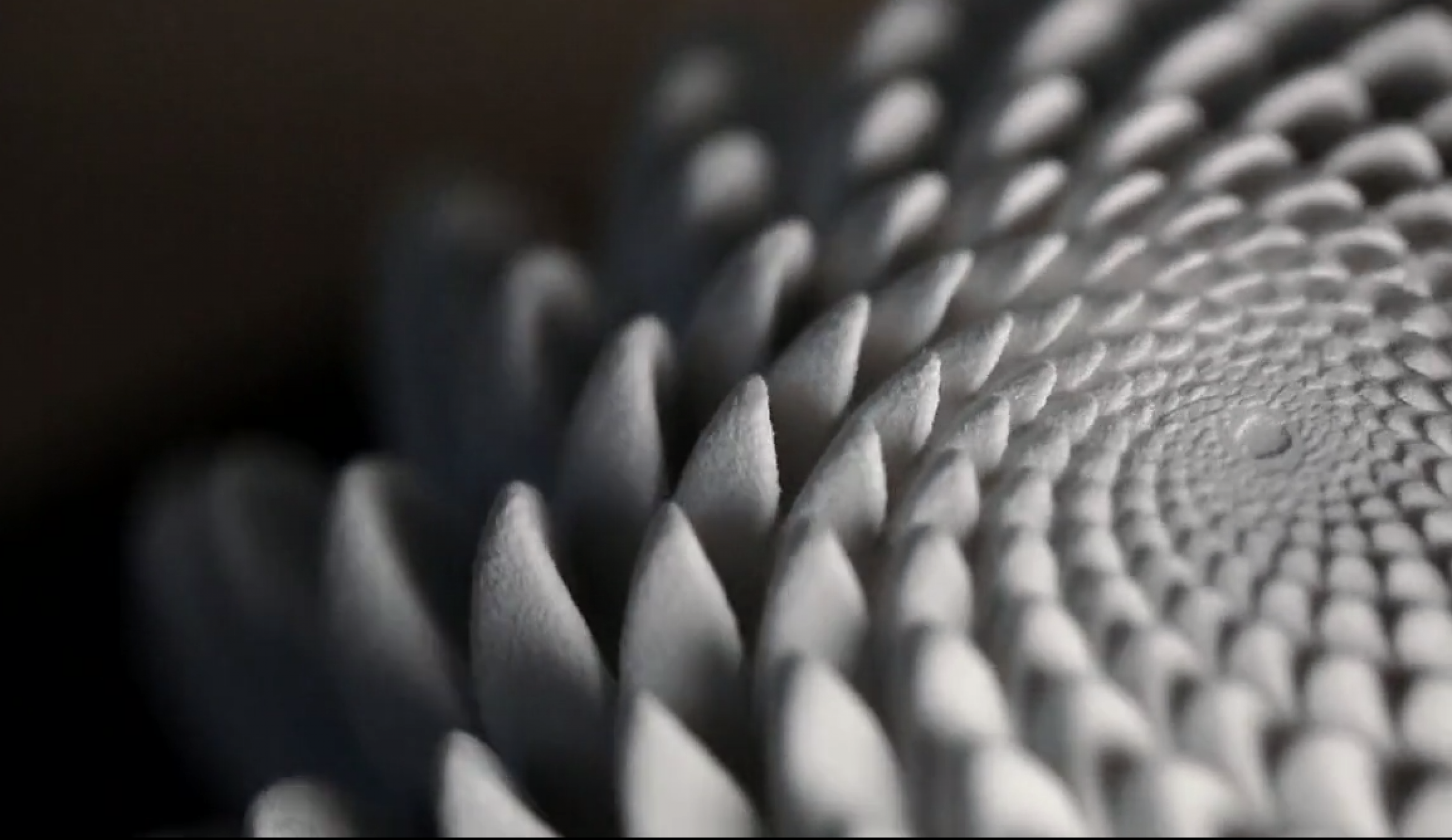 Fibonacci zoetrope sculpture John Edmark