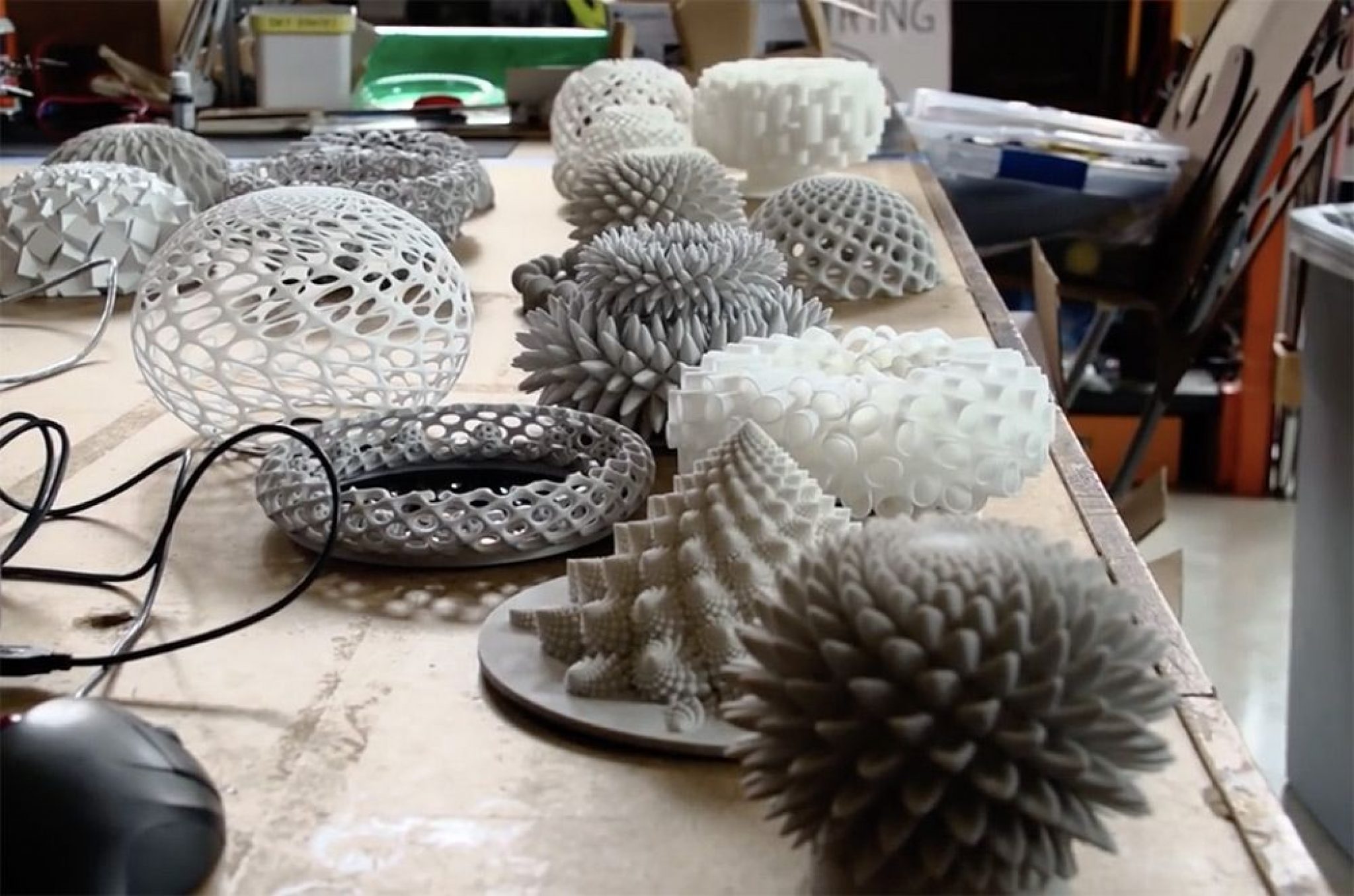 Fibonacci zoetrope sculpture John Edmark