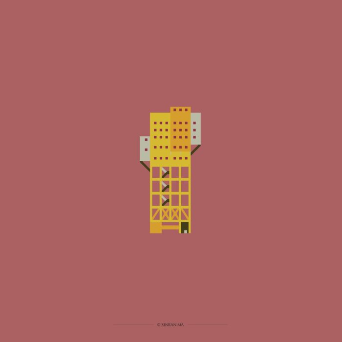 Architectural Brutalist Illustrations | Xinran Ma - Arch2O.com