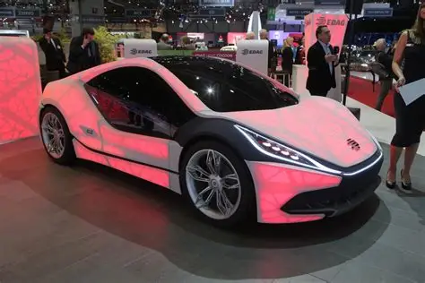 3d printed light cocoon sports car