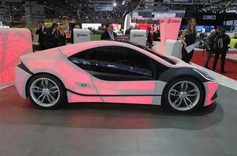 3d printed light cocoon sports car