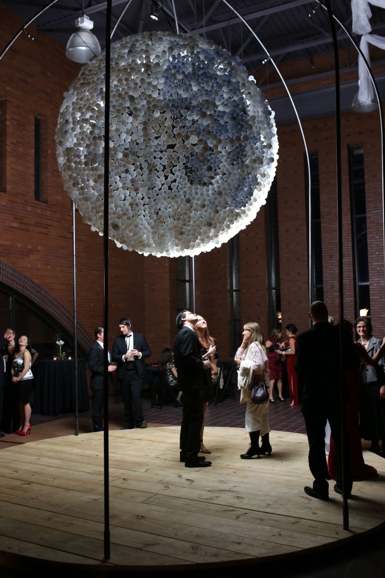 An Interactive Light Installation: New Moon