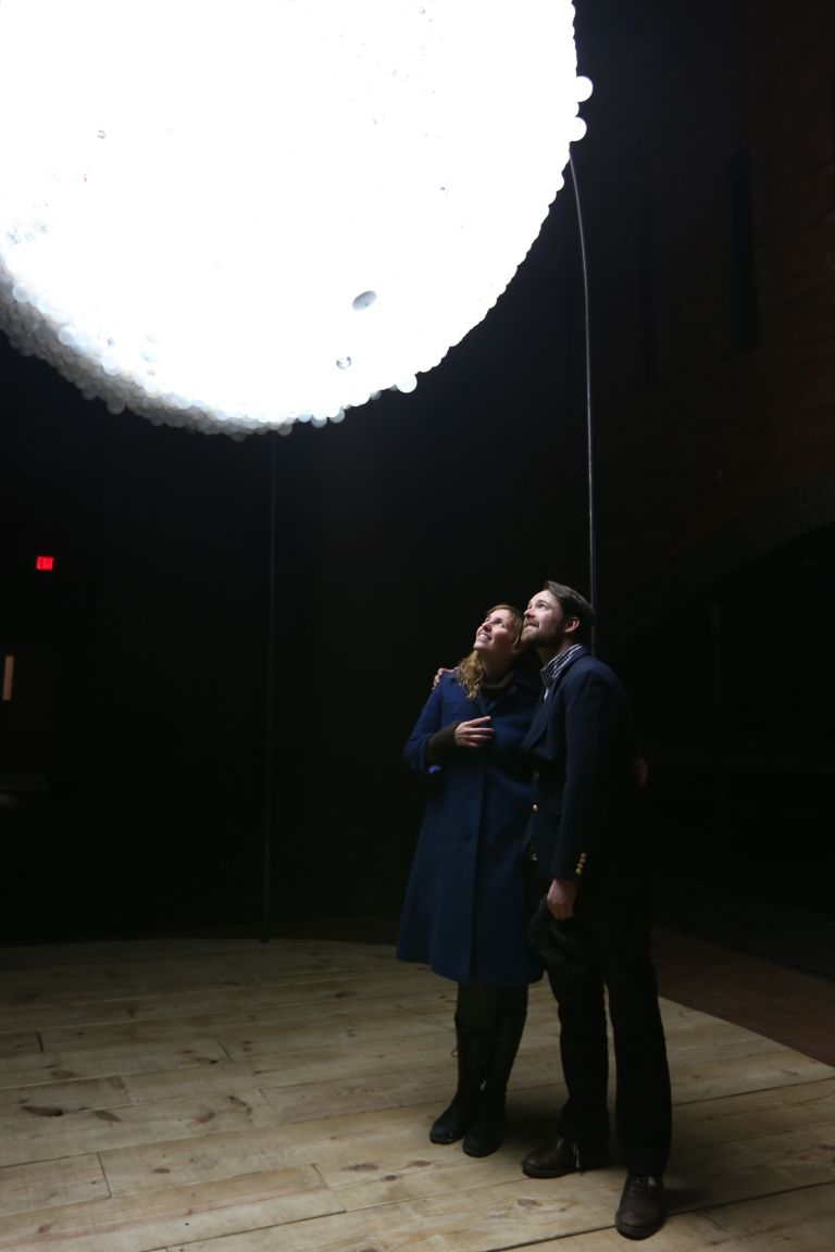 An Interactive Light Installation: New Moon