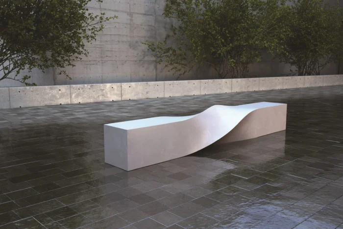 S Urban Wood Bench | Veronica Martinez