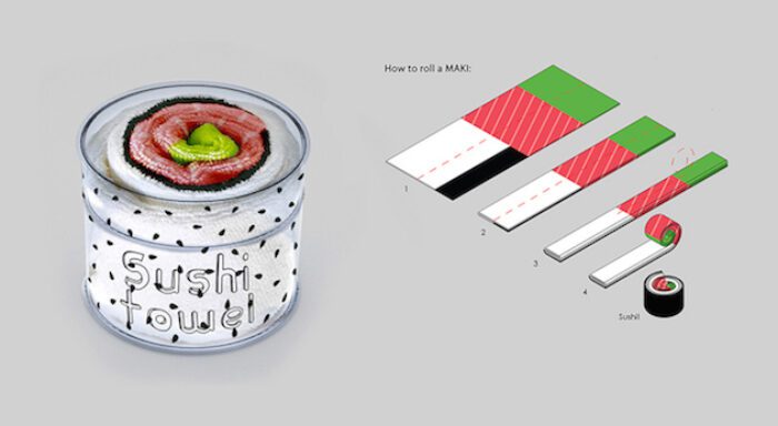 Sushi Towels