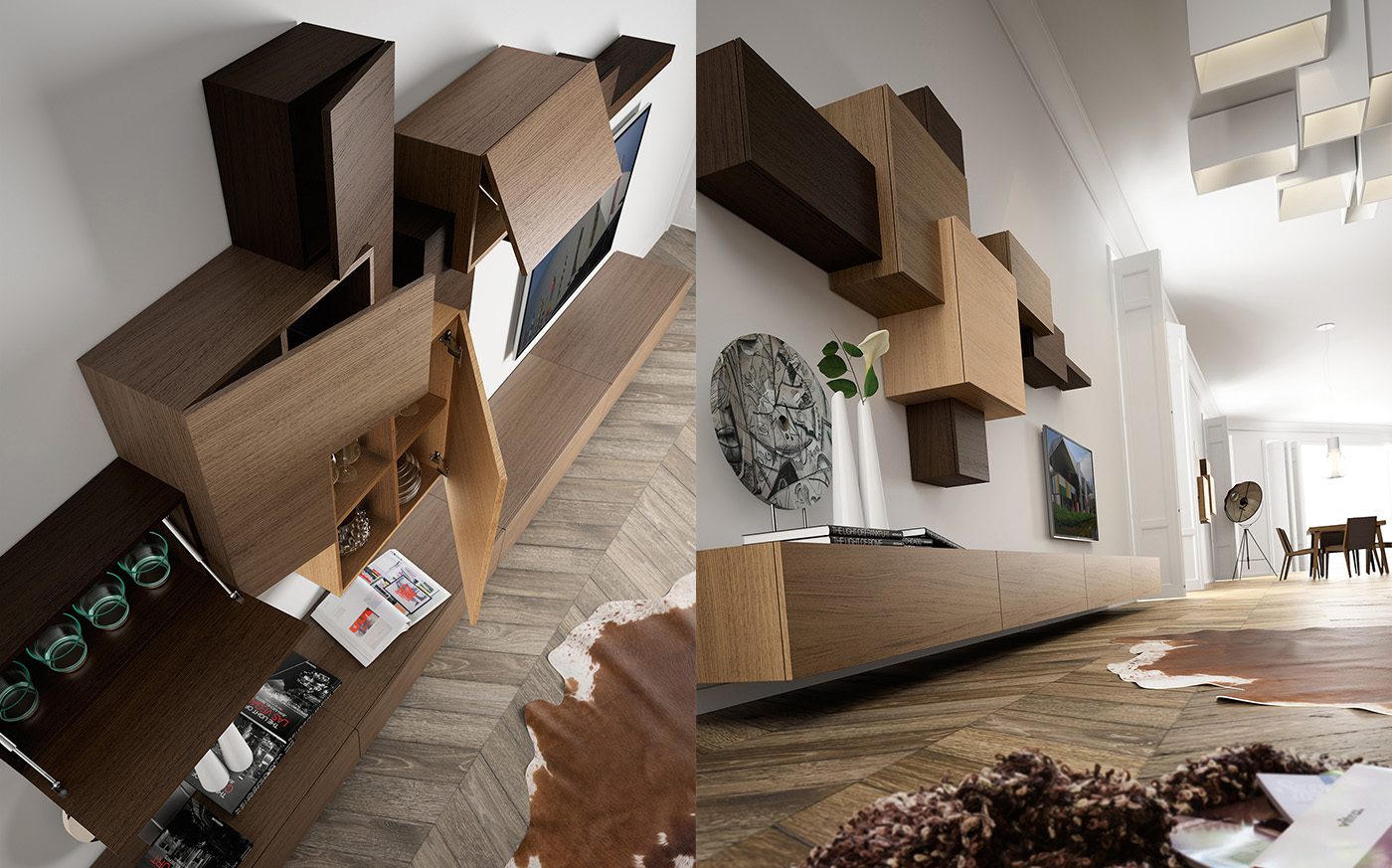 Mueble salón Collage 3