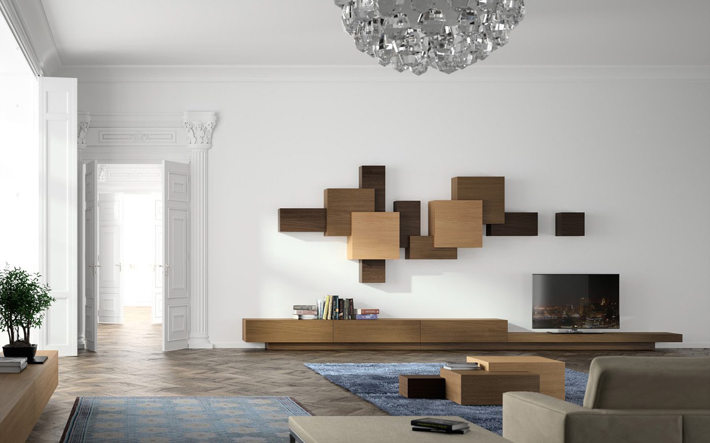 Mueble salón Collage 8