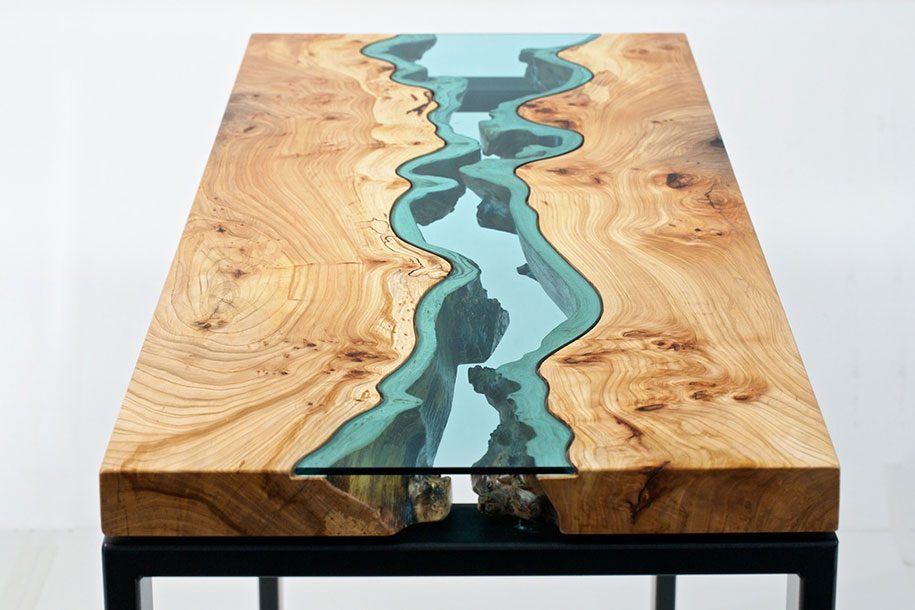 furniture design glass wood table topography greg klassen 2