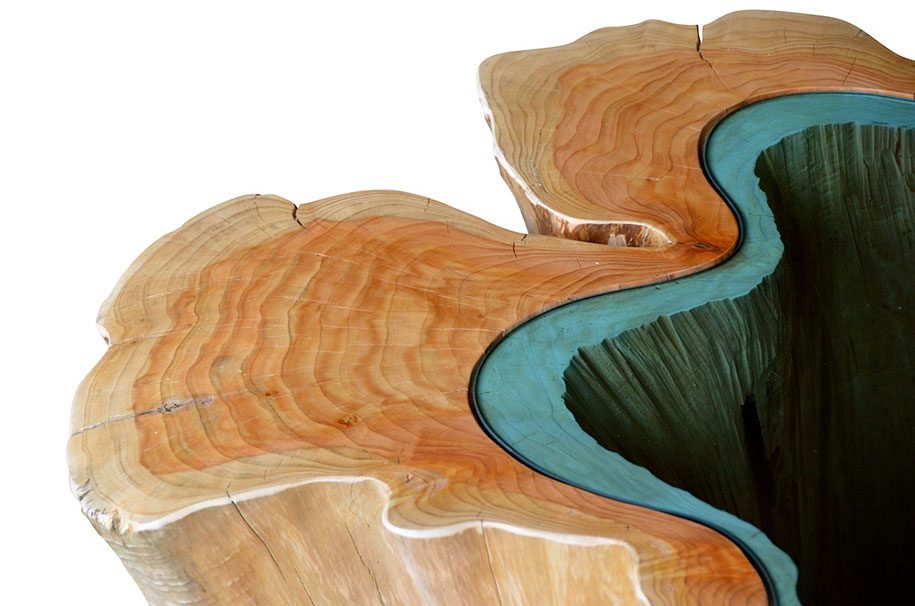 furniture design glass wood table topography greg klassen 8