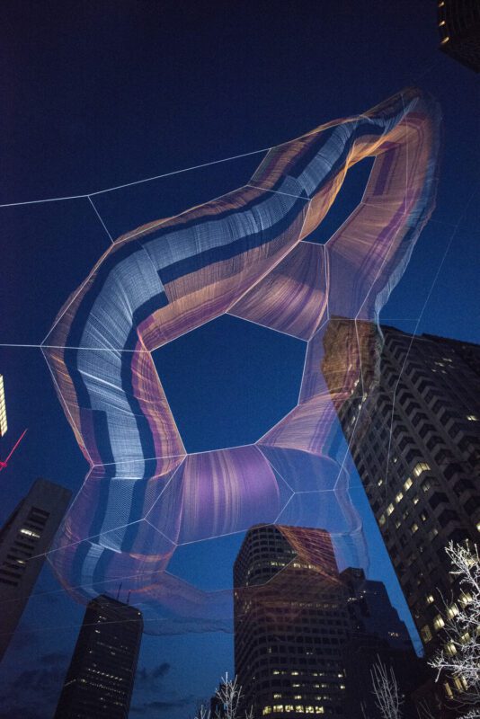 Boston Aerial Sculpture | Janet Echelman