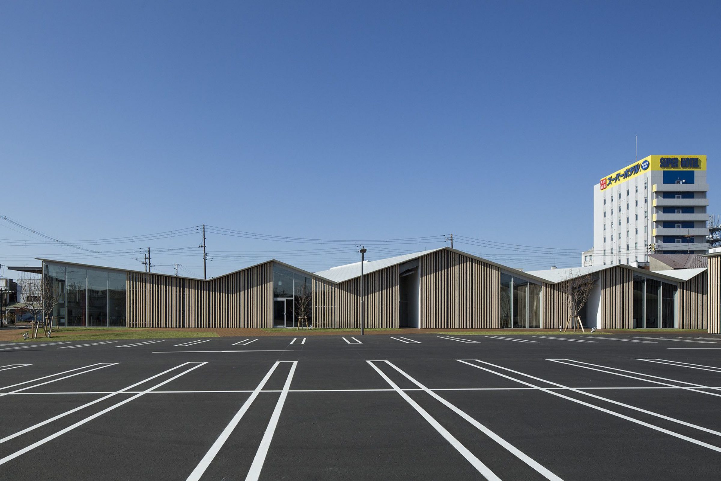 Community Centre in Towanda Plaza Kengo Kuma