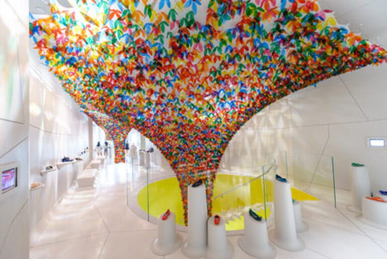 Flower Canopy for Melissa Shoe Galllery|SOFTlab