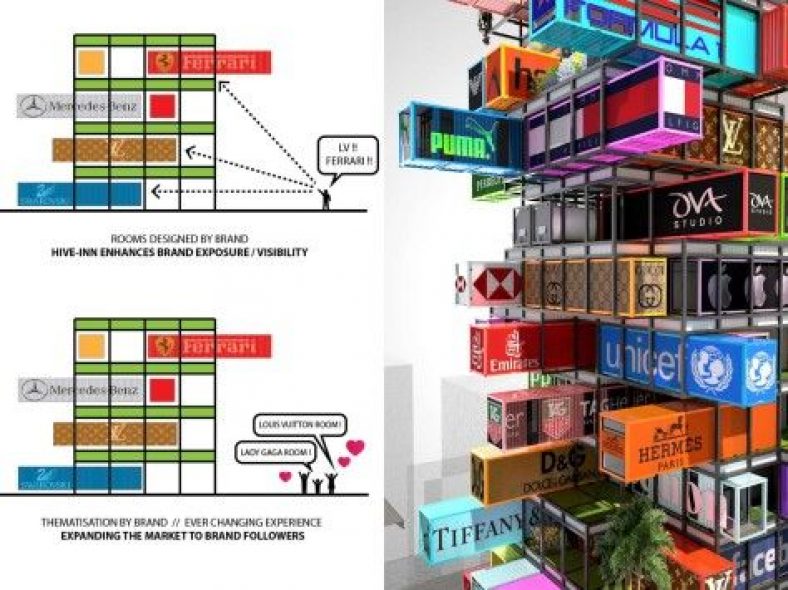 Recycle Grid Structure | OVA Studio ltd - Arch2O.com