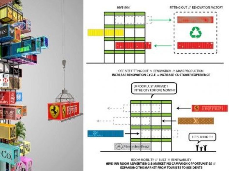 Recycle Grid Structure | OVA Studio ltd - Arch2O.com