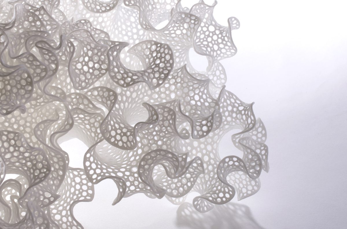 3D printed florescence Ornata from nervous system