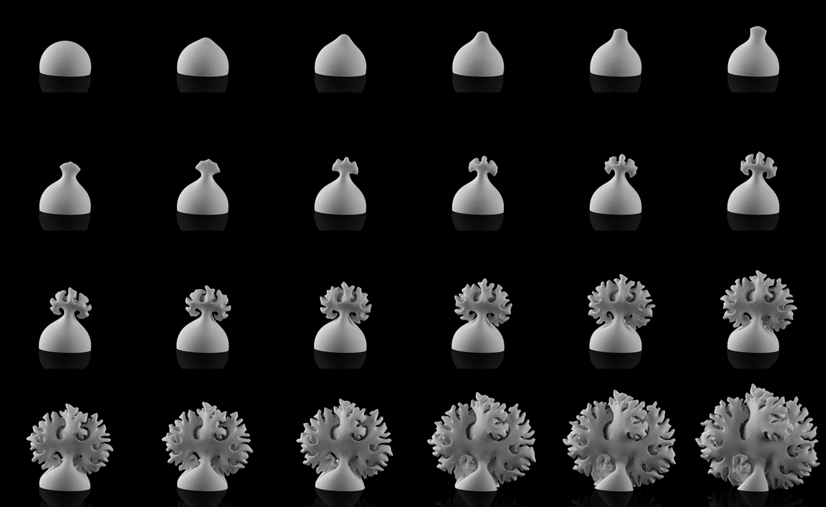 3D printed nervous systemdiagram expandingLine