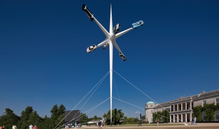 gerry judah goodwood festival speed sculpture porsche design dezeen 2364 hero