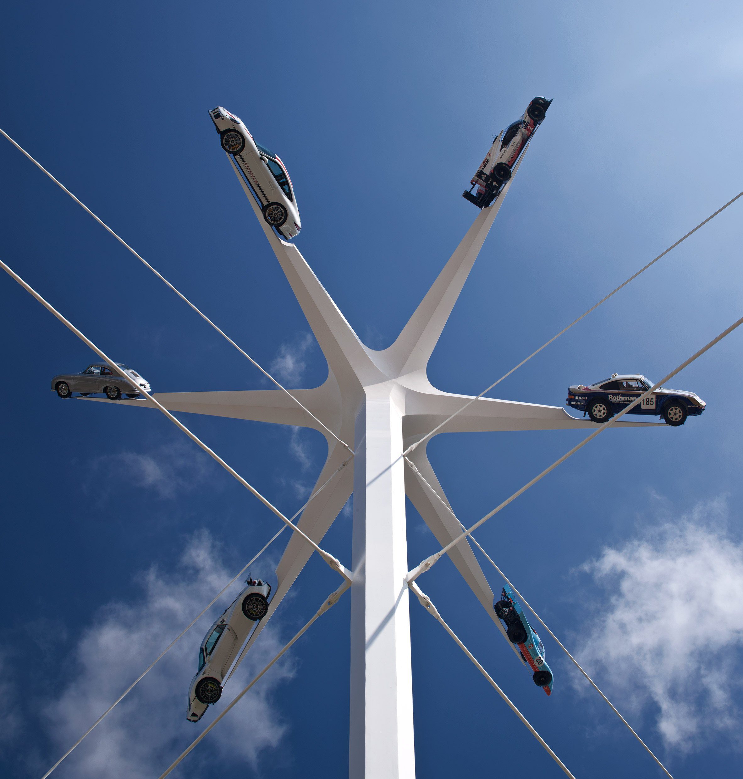 gerry judah goodwood festival speed sculpture porsche design dezeen 2364 col 3