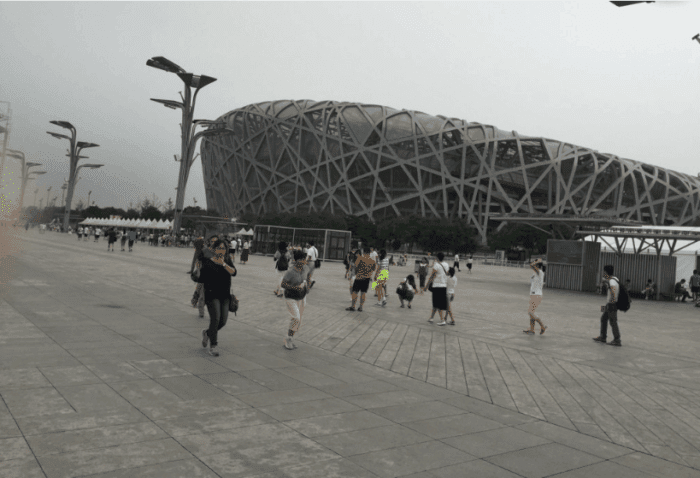 Roof of ‘Bird's Nest’ falling? No, it's a new design !