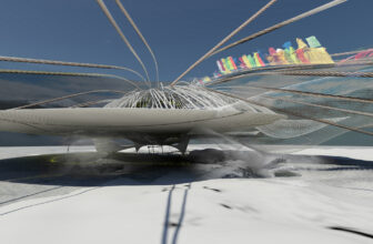 contoured snow cave
