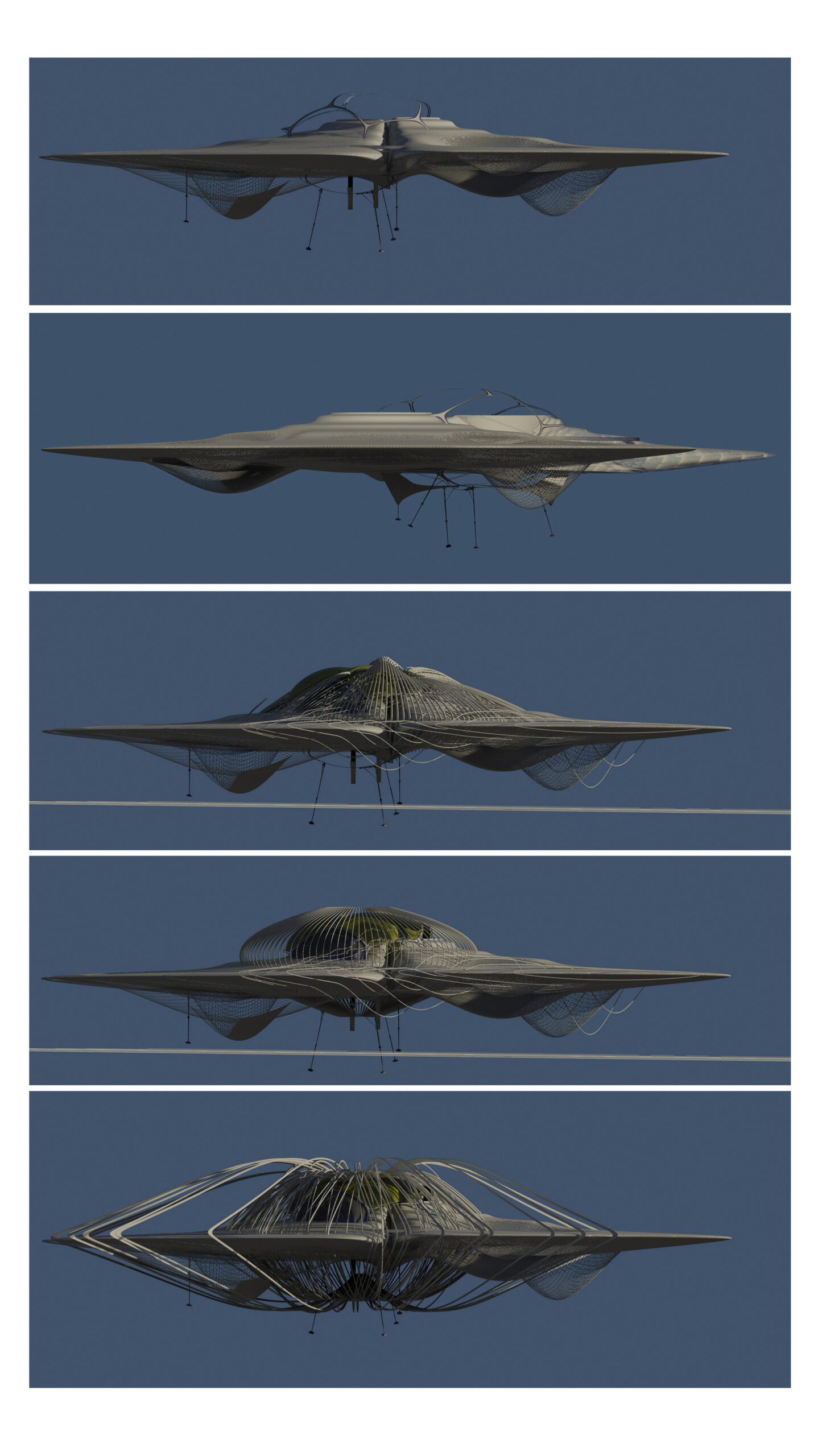 section through rope structure