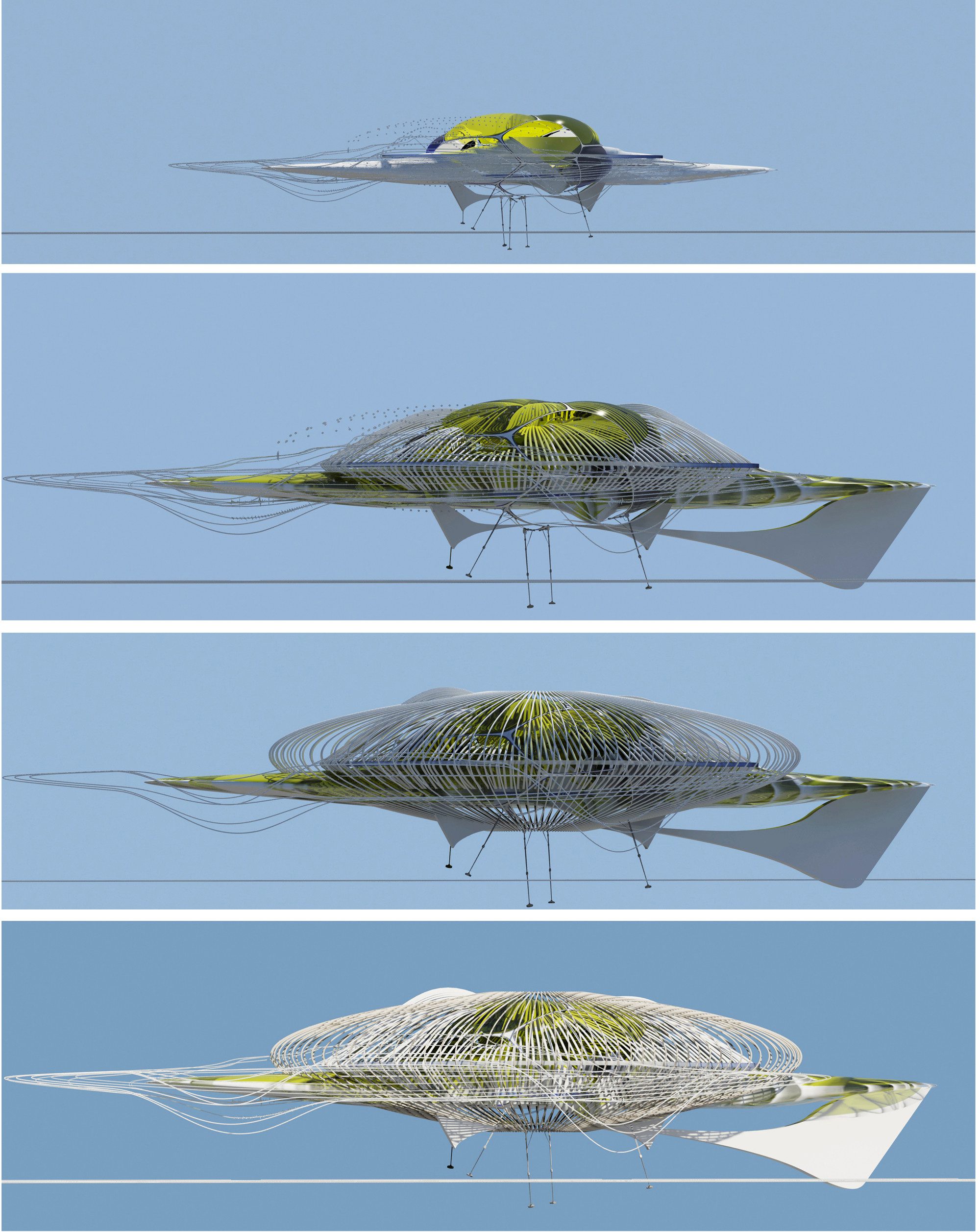 Himalayan hut sections