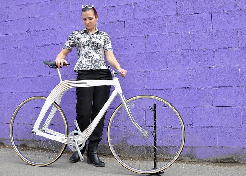 Wooden composite bike by AERO dezeen 784 2