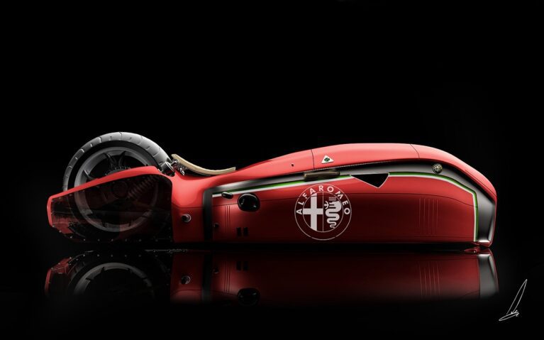 Alfa Romeo Spirito Motorcycle | Mehmet Doruk Erdem