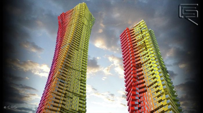 Shipping Container Skyscraper | CRG Architects