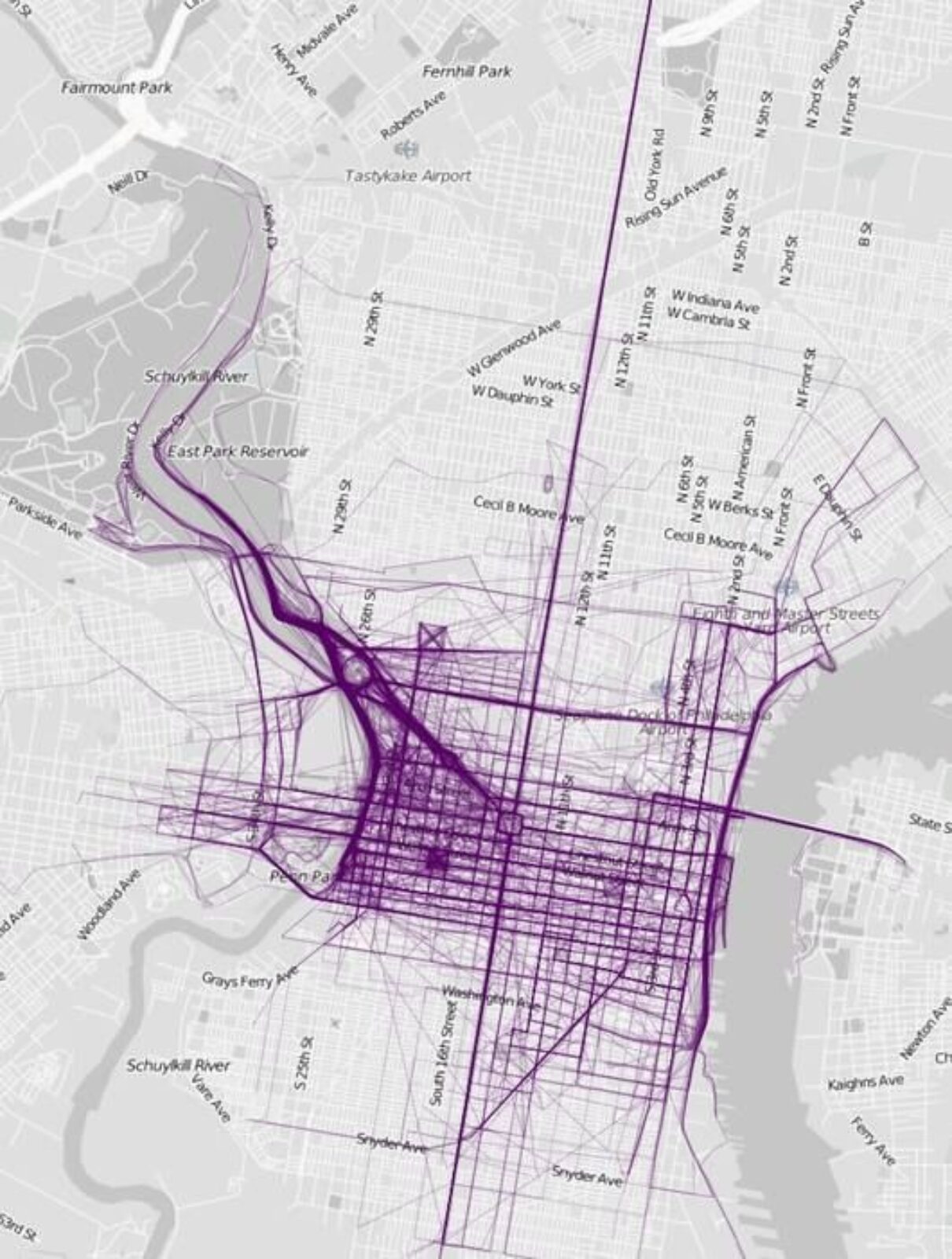 20 Unique Maps Of The Most Popular Routes Used By Runners - Arch2O.com