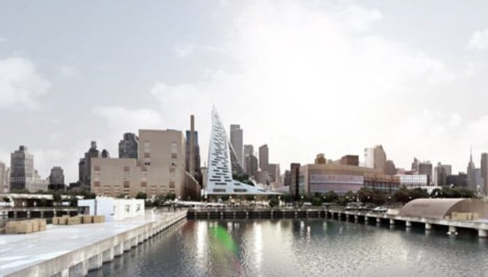 Drone Video Captures Progress of Courtscraper | BIG's First Project in New York