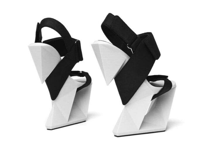 Ice Block 3D Printed Heels | United Nude