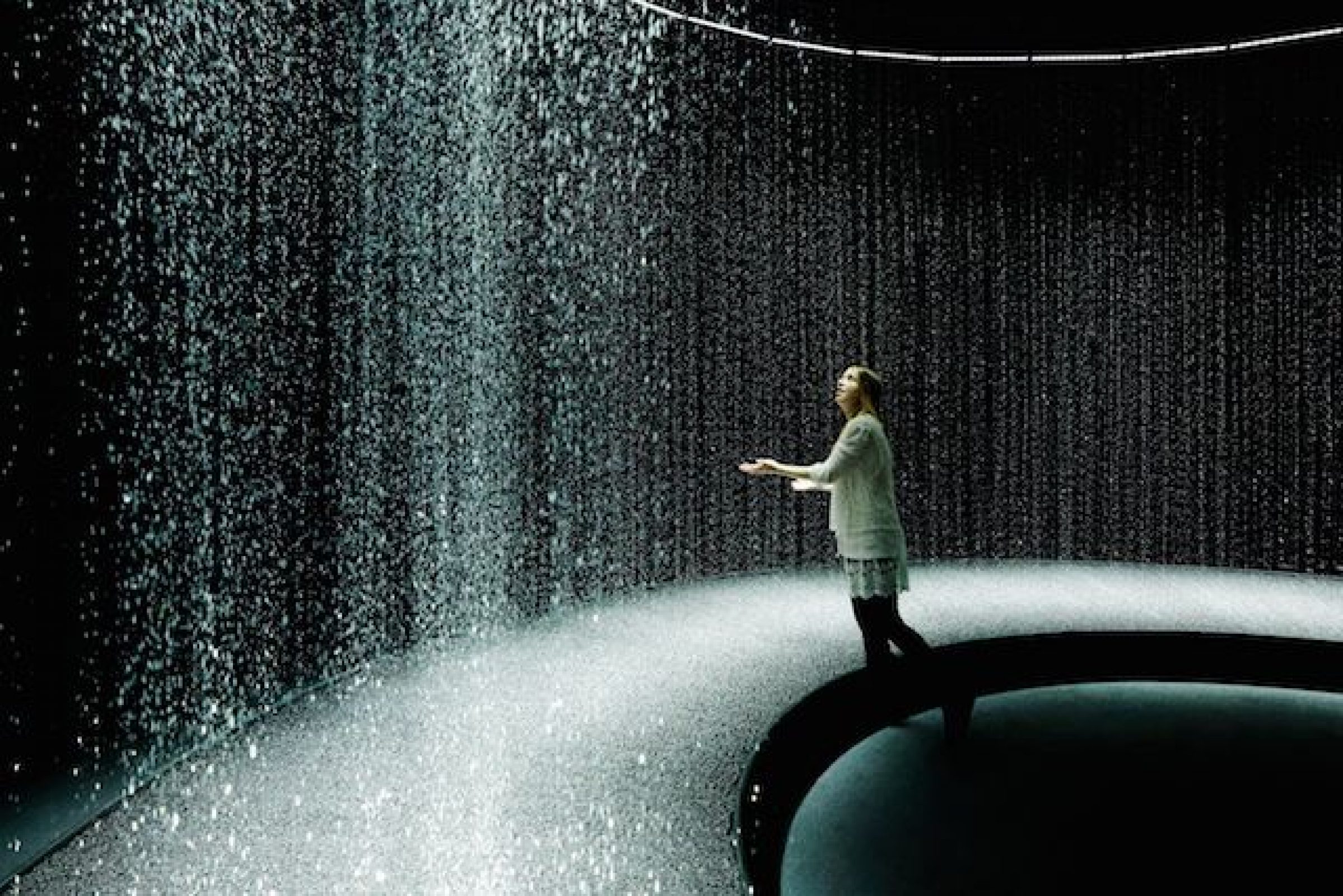 Light Installation on Water 88888