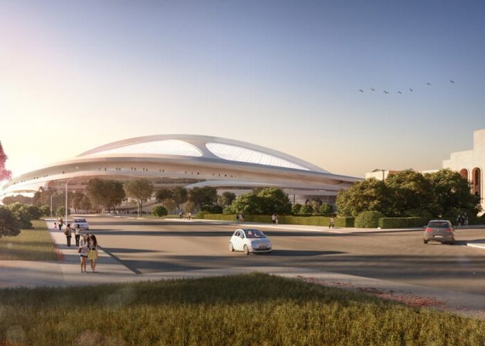 Tokyo National Stadium latest images by Zaha Hadid Architects Japan dezeen 784 16