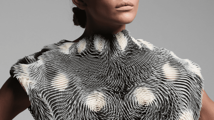 Caress of the Gaze Cape | Behnaz Farahi