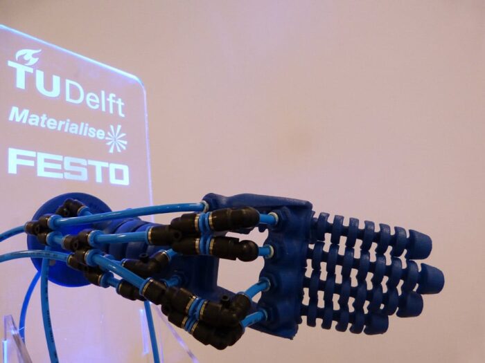 Shake Hands with 3D-printed Robotic Limb