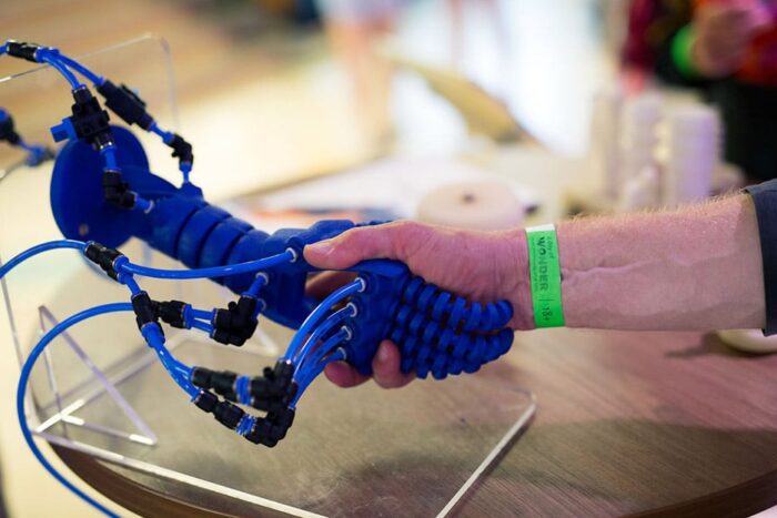 Shake Hands with 3D-printed Robotic Limb