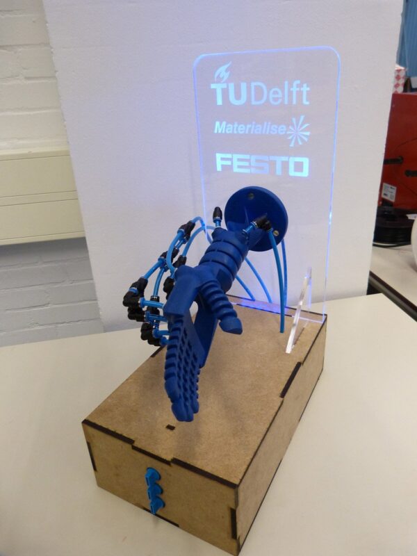 Shake Hands with 3D-printed Robotic Limb