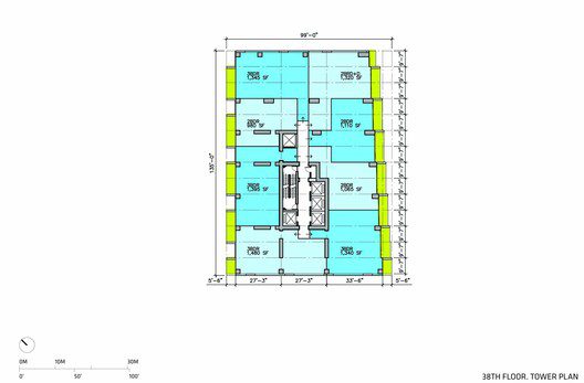 38th floor plan