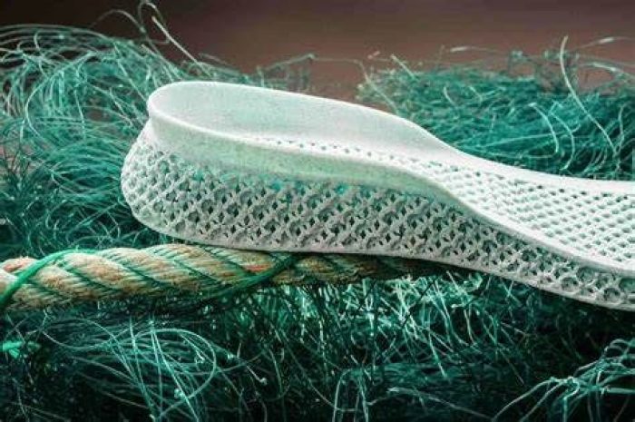 shoes made from ocean plastic