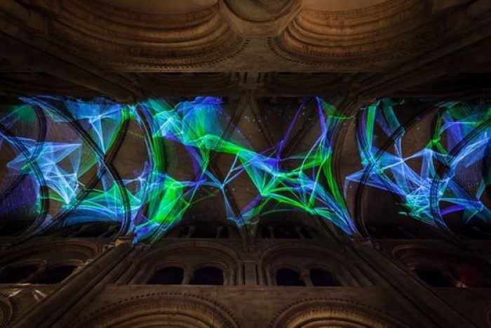 Arch2O-JEWEL ON A CROWN-Miguel Chevaliers complex meshes of light in the Durham cathedral14