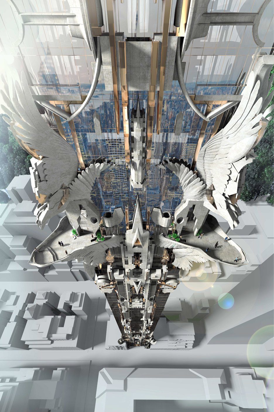 41 West 57th Street Mark Foster Gage Architects New York City Gothic skyscraper 102 storey dezeen 936 0