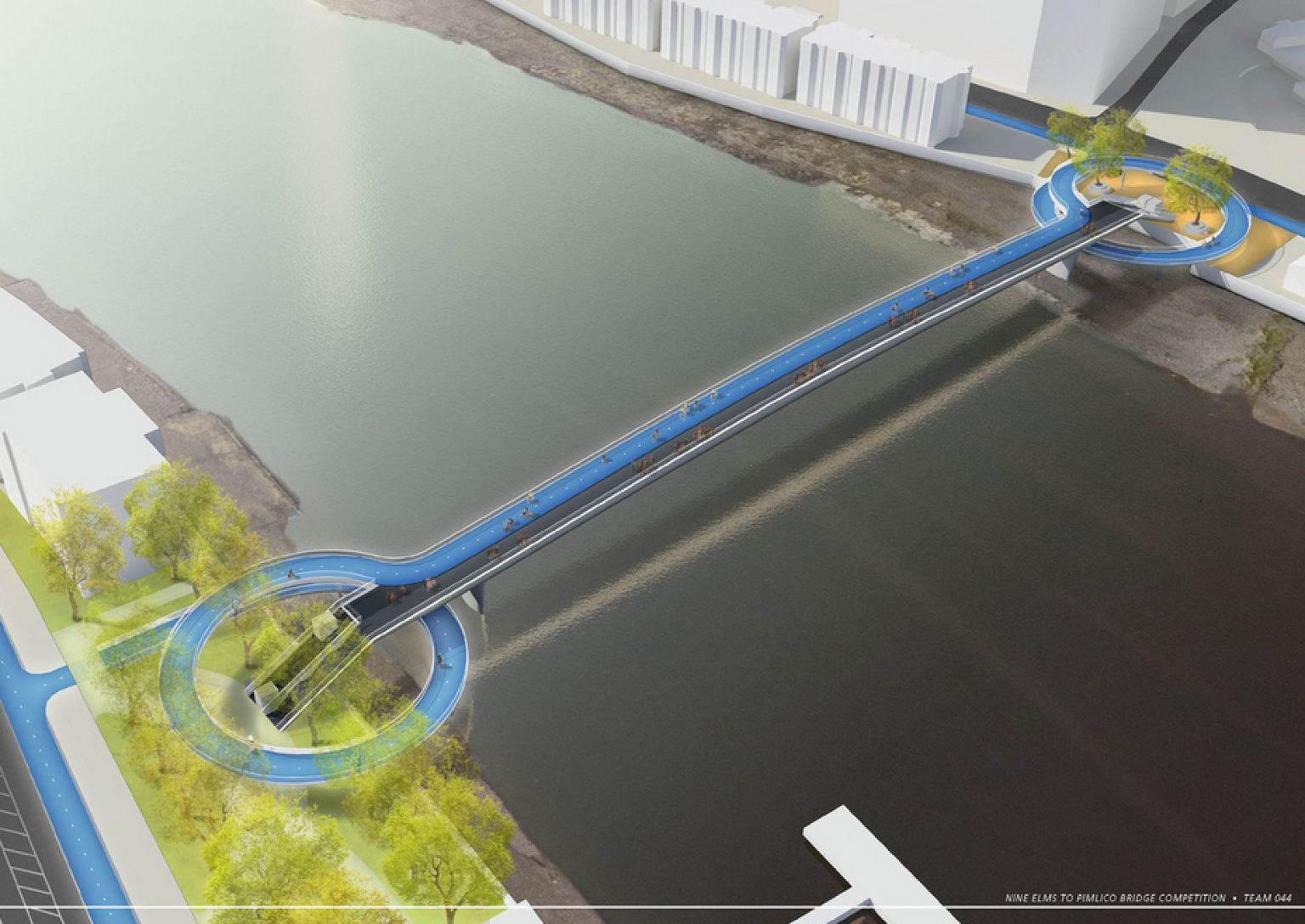 Pedestrian and Cycle Bridge over river Thames | reForm Architects ...